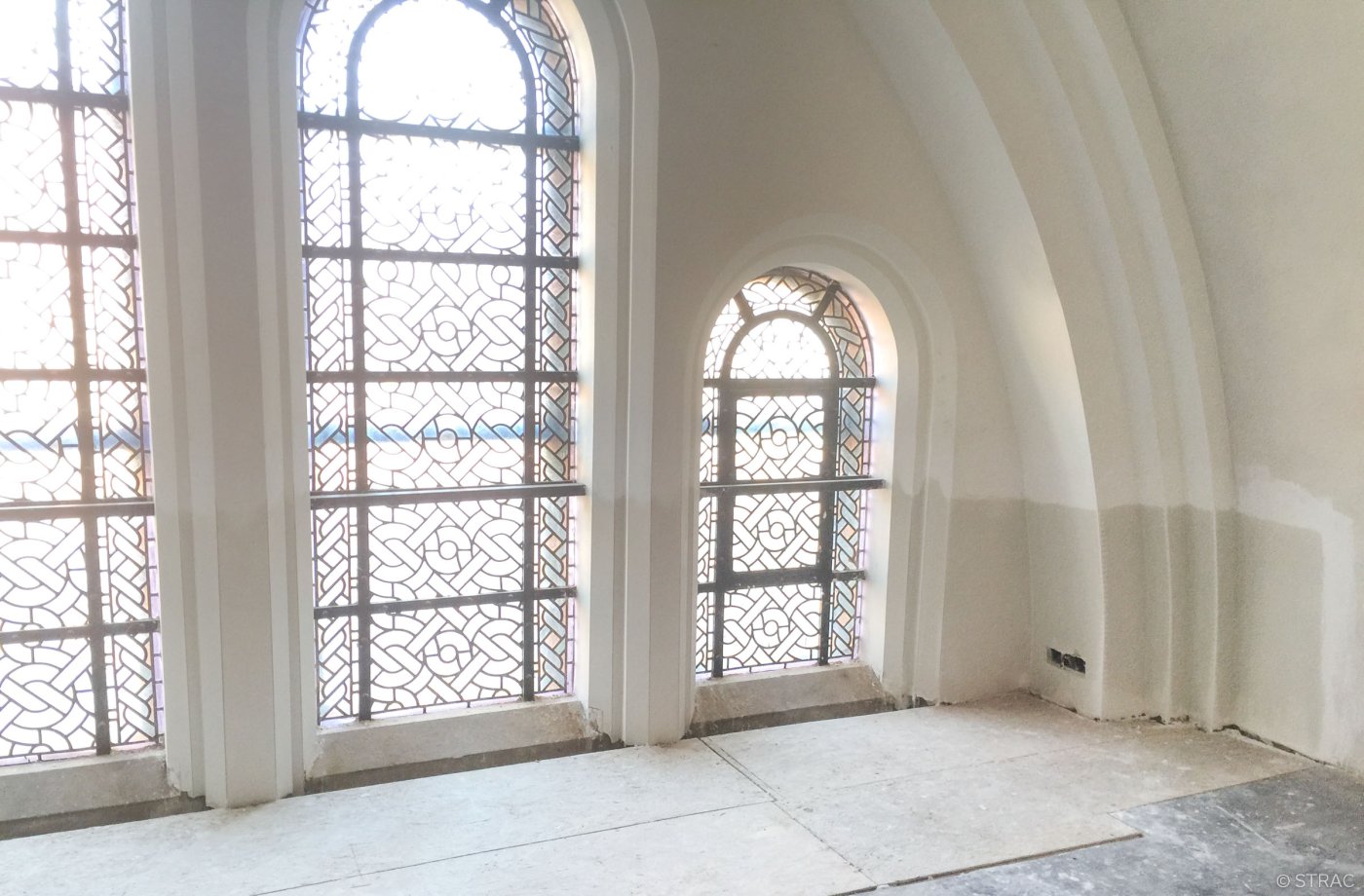 Renovatie pleisteren bogen Ieper