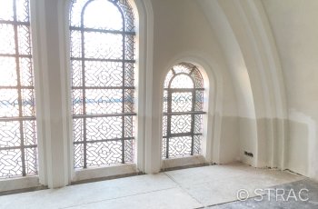 Renovatie pleisteren bogen Ieper