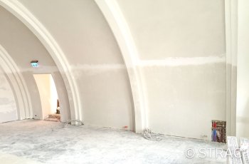 Renovatie pleisteren bogen Ieper